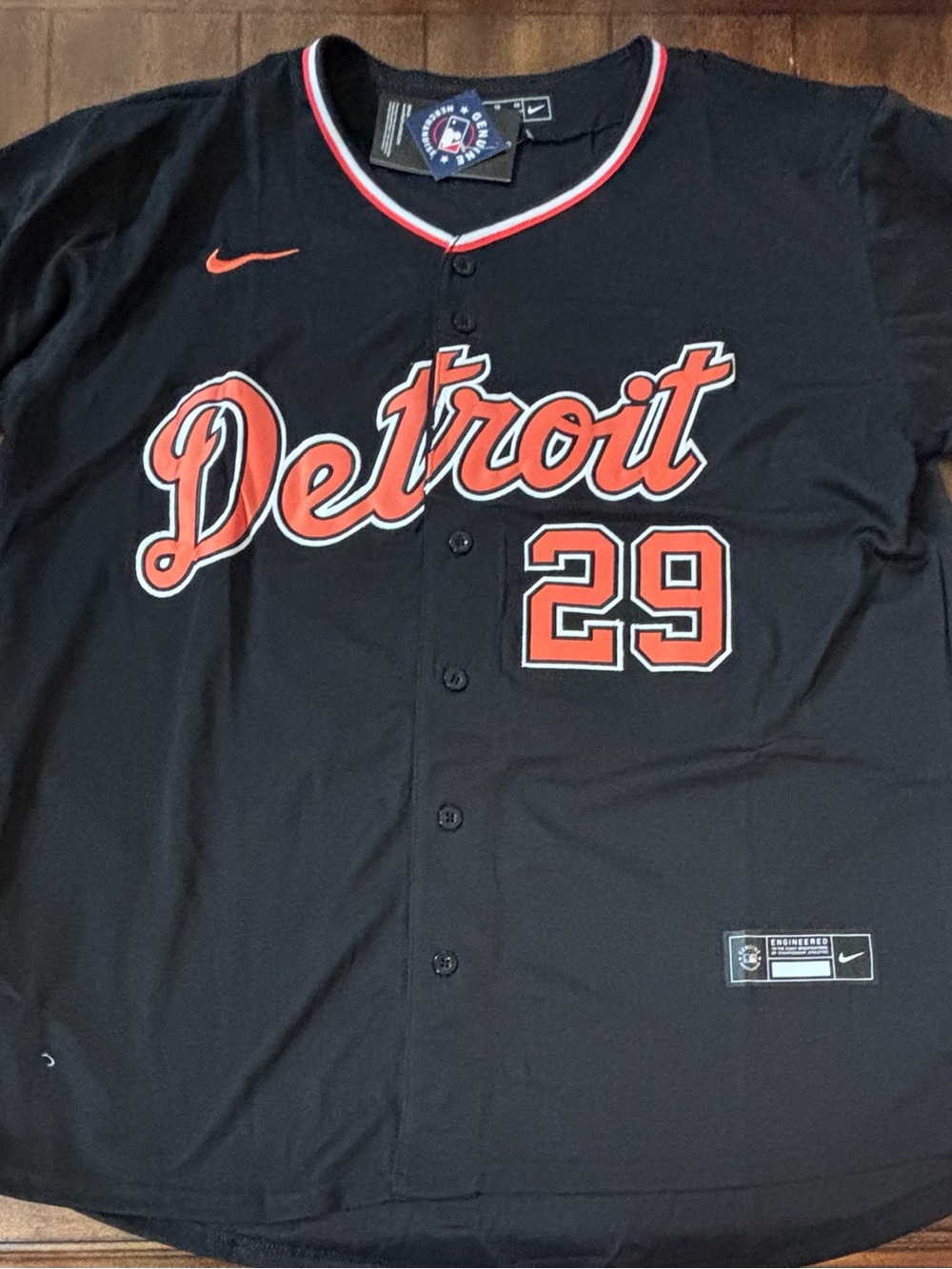 Detroit Tigers Tarik Skubal Adult XL (Black) Alternate Jersey NWT